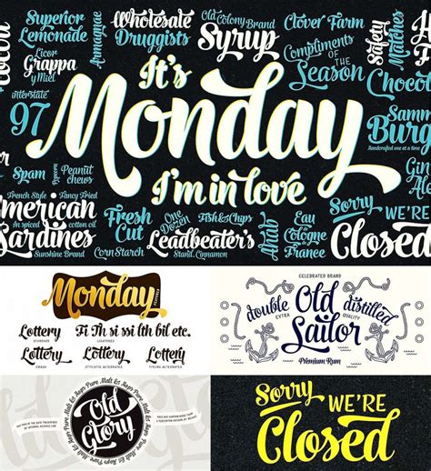 Monday font | Free download