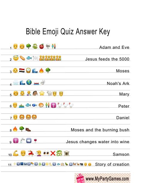 Bible Emoji Quiz With Answers Pin On Emoji Bible Quiz