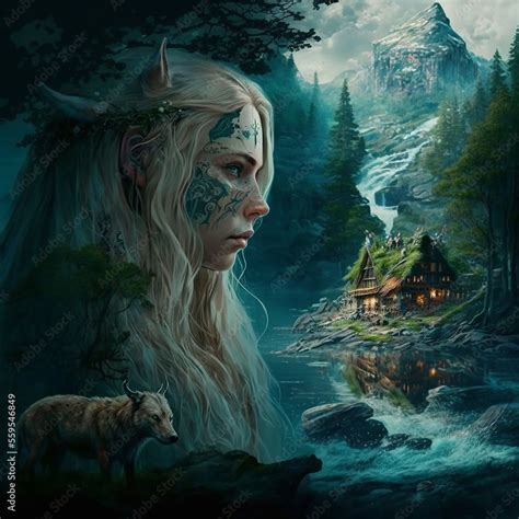 An elf princess. Alfheim is the land of the elves in Norse mythology. Alfheimr is the home of ...