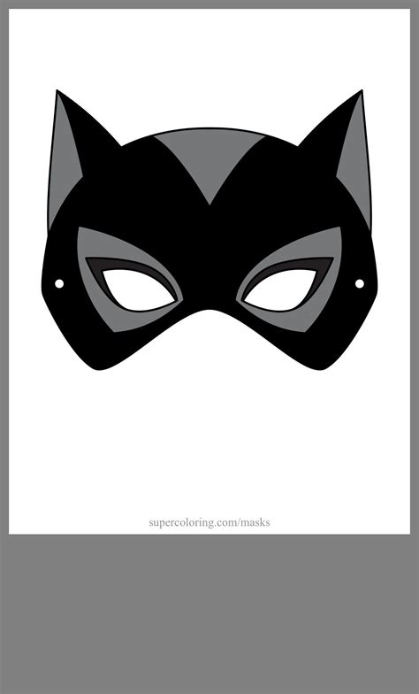 Pin by K. Kawagoye on Heroic | Catwoman mask, Masquerade mask template ...