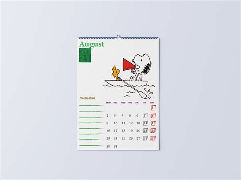 Snoopy Calendar on Behance