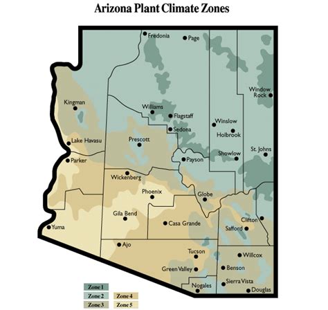 Arizona Climate Map - Share Map