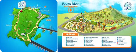 Penang Escape Theme Park Map