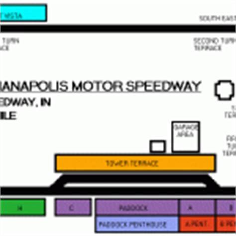 Indianapolis Motor Speedway, Indianapolis IN - Seating Chart View