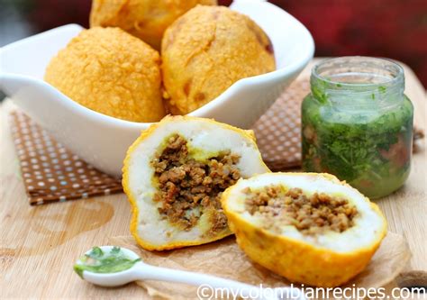 Colombian Stuffed Potatoes (Papa Rellena)-My Colombian Recipes