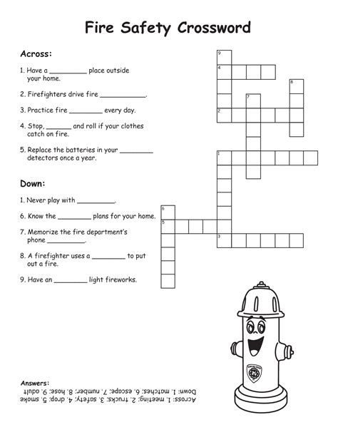 Fire Safety Activity Sheets