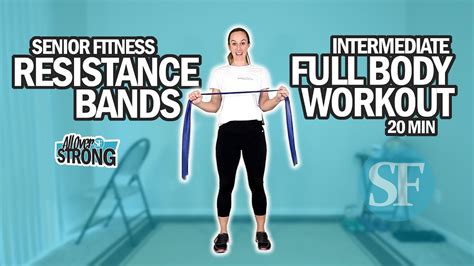 Full Body Resistance Bands Workout For Seniors | Intermediate Level ...