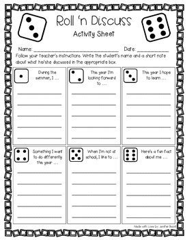 Back to School Activity Pack- 4th Grade and 5th Grade | TPT