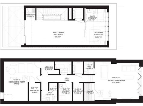 Two Floor Plans for Kitchen and Living Room