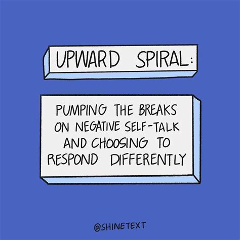 Shine on Instagram: “Start an ‘upward spiral’ by taking a step back. If you’re frustrated: Try ...