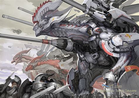 1280x720px | free download | HD wallpaper: armor, dragon, mecha ...