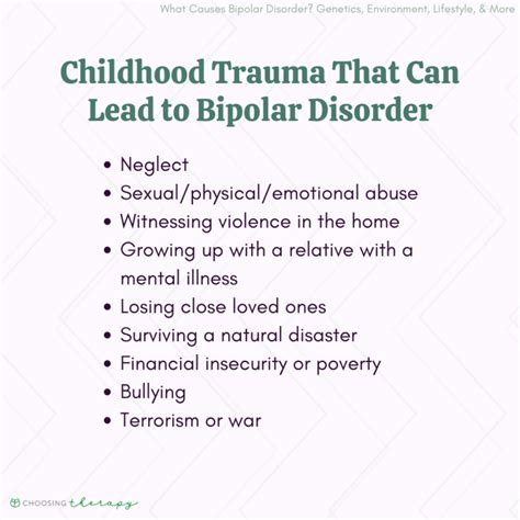 Causes & Risk Factors of Developing Bipolar Disorder