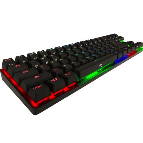 Drevo Bluetooth Wireless Keyboard Mechenical Keyboard 71 Key RGB Gaming Keyboard LED Illuminated ...