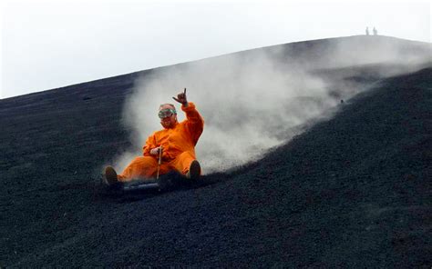 Volcano Boarding Down Nicaragua's 'Black Hill' - Newsweek