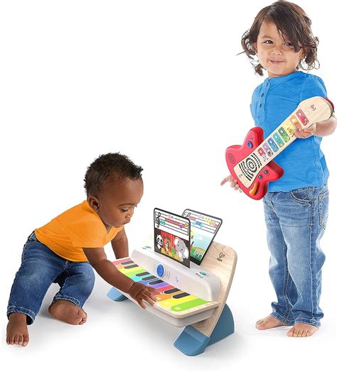 【のまとめ】 Baby Einstein Together in Tune Piano ＆ Guitar Bundle， Safe Wireless Wooden Musical ...