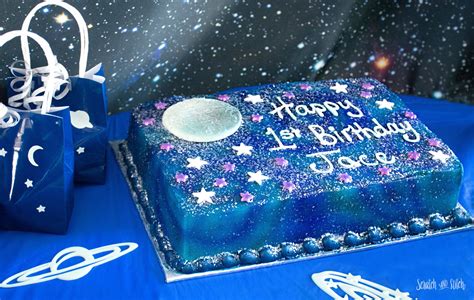 Galaxy Birthday Party Cake / Galaxy Birthday Cakes - All opinions are 100% my own. - salaisia