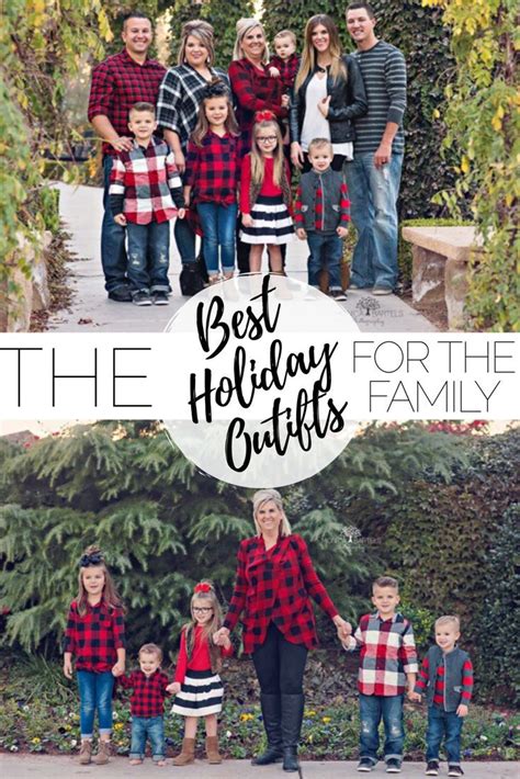 Holiday Outfits For The Family + Blogmas Day 4 + buffalo plaid ...