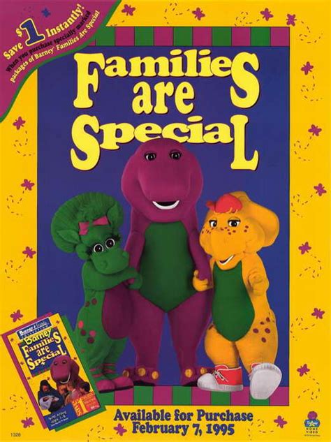 Barney: Families Are Special Movie Posters From Movie Poster Shop