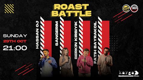 Roast Battle - English Comedy Show | 29 October 2023 | Karga | Biletino