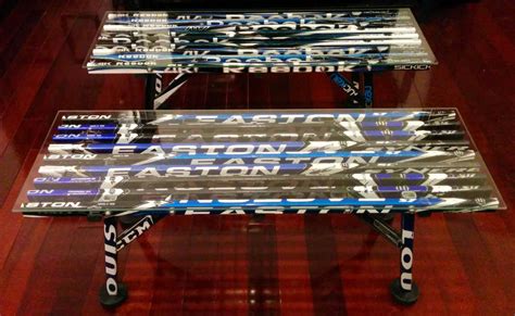 Coffee Table – Glass Top | Hockey Stick Builds