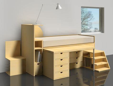 Design for a desk & bed combination | Bed desk, Bed, Home bedroom