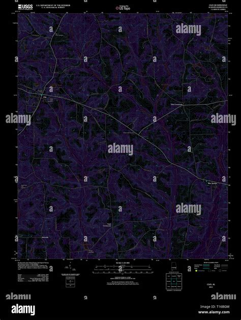 Clio alabama map hi-res stock photography and images - Alamy