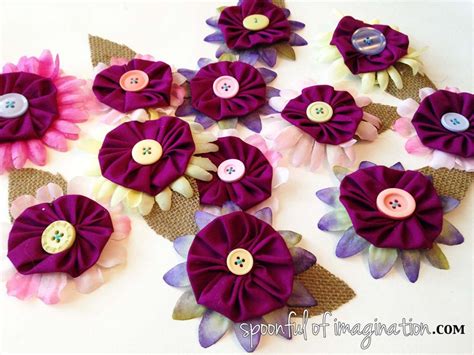 DIY Flower Name Tag - Spoonful of Imagination