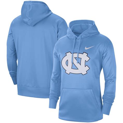 North Carolina Tar Heels Nike Circuit Logo Performance Pullover Hoodie ...