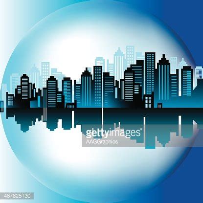 Cityscape Silhouette (Vector) Stock Clipart | Royalty-Free | FreeImages