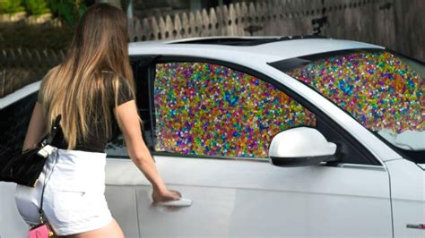 This Brave Man Put 1 Million Orbeez Inside His Girlfriends Car ...