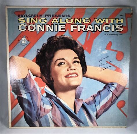 Connie Francis Signed LP Album Vinyl 2 COA | Autographia