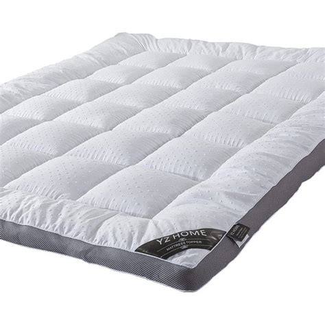 Twin Mattress Cover - Quality plush mattress cover as an alternative to down - Extra thick ...