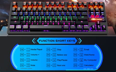 MK1 PC Mechanical Gaming Keyboards, Blue Switches - Newegg.com