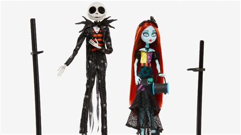 Nightmare Before Christmas' Jack and Sally Monster High Dolls