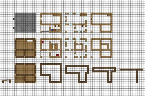 Minecraft floorplan small farmhouse by ColtCoyote on DeviantArt