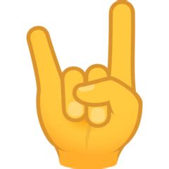 Sign of the Horns Emoji 🤘