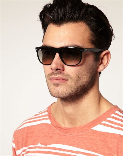 Ray-Ban Flat Brow Wayfarer Sunglasses at asos.com | Wayfarer sunglasses mens, Mens sunglasses ...