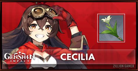 Cecilia Location Location Update | Genshin Impact - zilliongamer