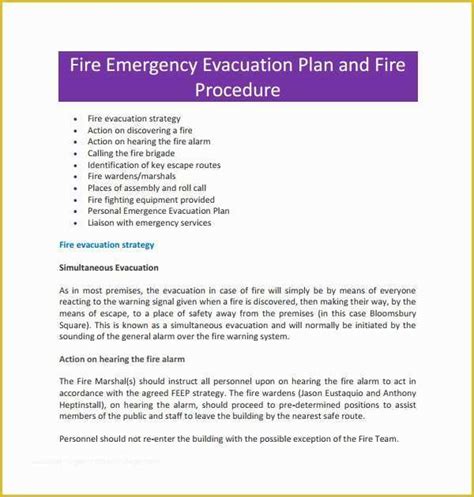 Free Printable Fire Escape Plan Template Of 10 Evacuation Plan ...