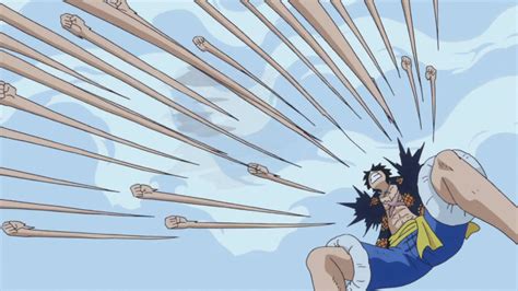 Luffy uses Gum-Gum Gatling by L-Dawg211 on DeviantArt