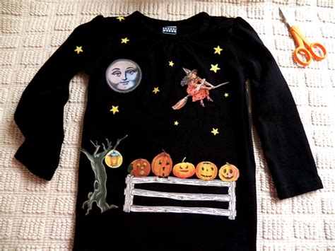 Art Threads: Monday Project - Halloween Collage Shirt