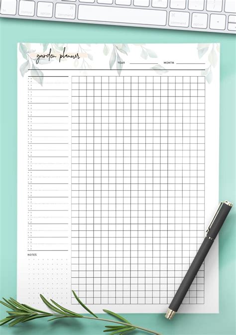 Free Garden Planner Template - World of Printables