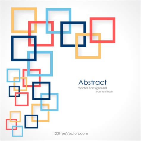 Geometric Square Background Vector by 123freevectors on DeviantArt