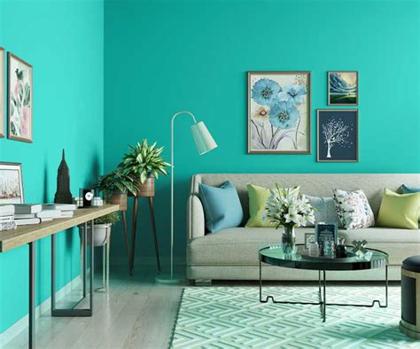 Try Valley Green House Paint Colour Shades for Walls - Asian Paints