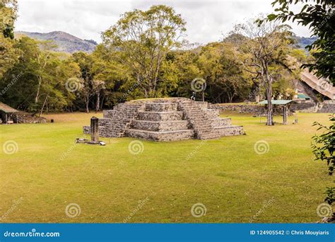 A Typical View at Copan Ruins in Honduras. Editorial Photography ...