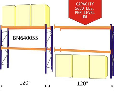 Extra Wider Heavy Duty Steel Pallet Racks , Industrial Warehouse Storage Racks