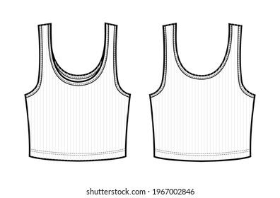 1,436 Sleeveless Crop Top Images, Stock Photos, 3D objects, & Vectors | Shutterstock