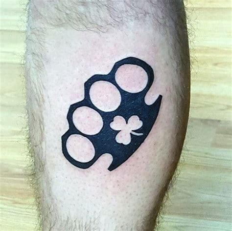 40 Brass Knuckle Tattoo Designs For Men - Ink Ideas With A Punch