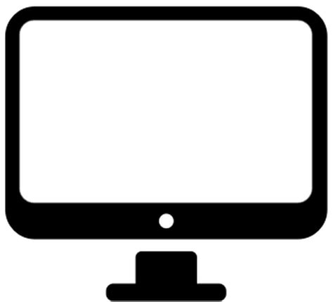 Small computer monitor vector clip art | Public domain vectors