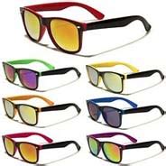 Dark lens wire frame two color Drifter sunglasses - Cappel's
